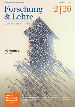 Cover der Zeitschrift Forschung und Lehre, AUsgabe 8/25