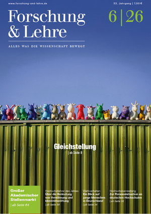 Cover der Zeitschrift Forschung und Lehre, AUsgabe 8/25