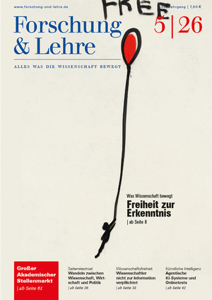 Cover der Zeitschrift Forschung und Lehre, AUsgabe 8/25