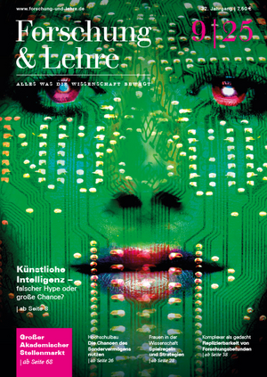 Cover der Zeitschrift Forschung und Lehre, AUsgabe 8/25